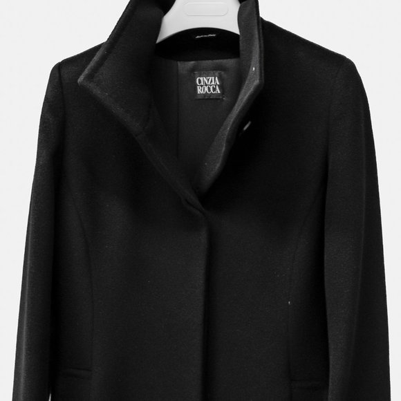 Cinzia Rocca Long Cashgora Coat - Picture 3 of 13